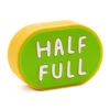 Hallmark Charmers Half Full/Half Empty Funny Silicone Charm, 1.88" W 1 Hallmark Charmers Half Full/Half Empty Funny Silicone Charm, 1.88" W -Hallmark Shop Funny Half FullHalf Empty 2Sided Drink Charm 1SHX1023 01