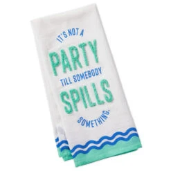 Hallmark Funny Party Tea Towel, 18x26