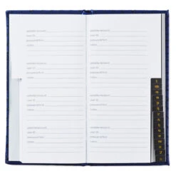 Hallmark Geometric Navy Password Keeper 9 Hallmark Geometric Navy Password Keeper -Hallmark Shop Geometric Navy Password Keeper 1ADD2000 03