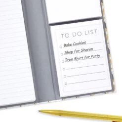 Hallmark Blush, Pink And Gray Geometric Folio And Memo Pad Set 8 Hallmark Blush, Pink And Gray Geometric Folio And Memo Pad Set -Hallmark Shop Geometric Pattern Folio With Memo Pads 3SOM1351 03