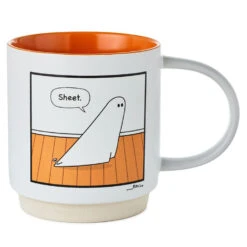 Hallmark Ghost Holey Sheet Funny Mug, 16 Oz.