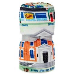 Hallmark Gilmore Girls Stars Hollow Map Blanket, 50x60 -Hallmark Shop Gilmore Girls Stars Hollow Map Fleece Throw Blanket 1PCL1014 04