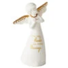 Hallmark Joanne's Angels Little Blessings Angel Figurine, 3.8" -Hallmark Shop Girl Angel Porcelain Figurine 1JOA2255 01