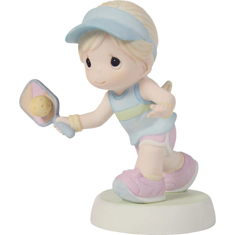 Precious Moments Dink Diva Pickleball Figurine, 5.3" 3 Precious Moments Dink Diva Pickleball Figurine, 5.3"
