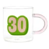Hallmark Glass 30th Birthday Mug, 17.5 Oz. -Hallmark Shop Glass 30th Birthday Mug 1BIR1275 01