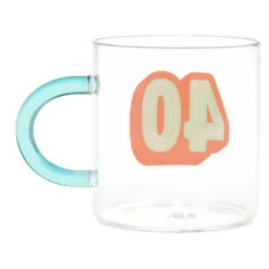 Hallmark Glass 40th Birthday Mug, 17.5 Oz. -Hallmark Shop Glass 40th Birthday Mug 1BIR1276 02