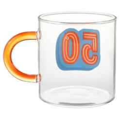 Hallmark Glass 50th Birthday Mug, 17.5 Oz. -Hallmark Shop Glass 50th Birthday Mug 1BIR1277 02