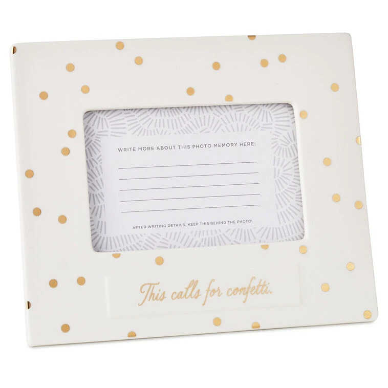 Hallmark This Calls For Confetti Picture Frame, 4x6 3 Hallmark This Calls For Confetti Picture Frame, 4x6