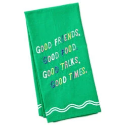 Hallmark Good Friends, Food, Talks And Times Tea Towel, 18x26