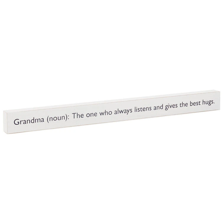 Hallmark Grandma Definition Wood Quote Sign, 23.5x2 3 Hallmark Grandma Definition Wood Quote Sign, 23.5x2