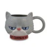 Hallmark Shoebox Sculpted Cat Mug 2 Hallmark Shoebox Sculpted Cat Mug -Hallmark Shop Gray Cat Face Sculpted Mug 1SHX1020 01