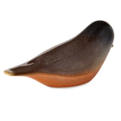 Hallmark Sculpted Robin Figurine, 1.75" -Hallmark Shop Gray and Red Robin Ceramic Bird Figurine 1SNN1189 02