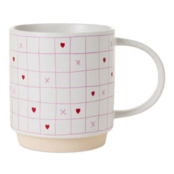Hallmark Love Grid Pattern Mug, 16 Oz.