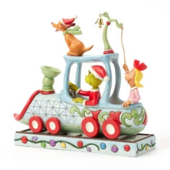 Enesco Jim Shore Grinch, Max And Cindy Lou On Train Figurine, 9.1" -Hallmark Shop Grinch Max Cindy Lou Who Train Figurine 6017070 04