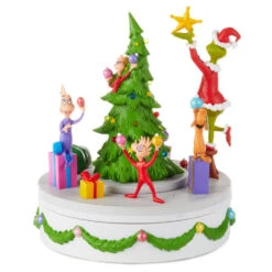 Hallmark Dr. Seuss's How The Grinch Stole Christmas!™ Musical Figurine With Light And Motion -Hallmark Shop Grinch Musical Figurine With Light and Motion 1XKT5598 02