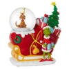 Hallmark Dr. Seuss's How The Grinch Stole Christmas!™ Grinch, Max And Sleigh Snow Globe Figurine With Music -Hallmark Shop Grinch With Max on Sleigh Musical Snow Globe Figurine 1XKT6123 01