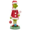 Hallmark Dr. Seuss's How The Grinch Stole Christmas!™ Grinch In Santa Suit Nutcracker Figurine, 12" -Hallmark Shop Grinch in Santa Suit Nutcracker Figurine 1XKT5557 01