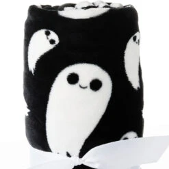 Hallmark Grinning Ghosts Throw Blanket, 50x60 12 Hallmark Grinning Ghosts Throw Blanket, 50x60 -Hallmark Shop Grinning Ghosts Throw Blanket 1HGN5305 06