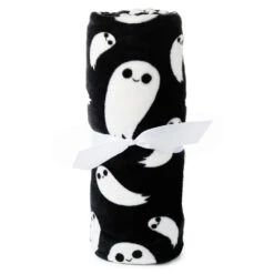 Hallmark Grinning Ghosts Throw Blanket, 50x60 13 Hallmark Grinning Ghosts Throw Blanket, 50x60 -Hallmark Shop Grinning Ghosts Throw Blanket 1HGN5305 07