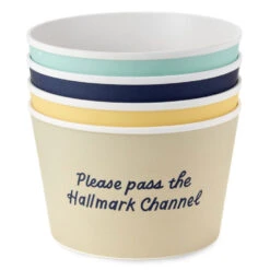 Hallmark Channel Popcorn Bowls, Set Of 4