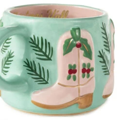 Hallmark X Opry® Cowboy Boots Sculpted Mug -Hallmark Shop Hallmark Grand Ole Opry Cowboy Boots Sculpted Mug 1OPR1024 02