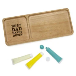 Hallmark Best Dad Hands Down Trinket Tray Handprint Kit, 12x5 11 Hallmark Best Dad Hands Down Trinket Tray Handprint Kit, 12x5 -Hallmark Shop Handprint Kit Trinket Tray for Dad 1BBY5000 04