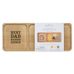 Hallmark Best Dad Hands Down Trinket Tray Handprint Kit, 12x5 13 Hallmark Best Dad Hands Down Trinket Tray Handprint Kit, 12x5 -Hallmark Shop Handprint Kit Trinket Tray for Dad 1BBY5000 06