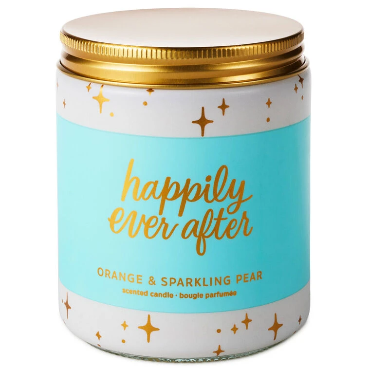 Hallmark Happily Ever After Orange And Sparkling Pear Scented Jar Candle, 7 Oz. 3 Hallmark Happily Ever After Orange And Sparkling Pear Scented Jar Candle, 7 Oz.