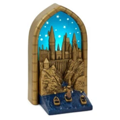 Hallmark Harry Potter™ Hogwarts™ Light-Up Bookshelf Decoration, 9.1" -Hallmark Shop Harry Potter Hogwarts Book Nook Decor With Light 1HPO1123 03