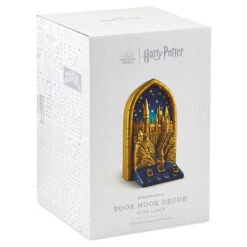 Hallmark Harry Potter™ Hogwarts™ Light-Up Bookshelf Decoration, 9.1" -Hallmark Shop Harry Potter Hogwarts Book Nook Decor With Light 1HPO1123 07