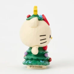 Enesco Jim Shore Sanrio Hello Kitty Christmas Tree Mini Figurine, 3.7" 9 Enesco Jim Shore Sanrio Hello Kitty Christmas Tree Mini Figurine, 3.7" -Hallmark Shop Hello Kitty in Christmas Tree Dress Mini Figurine 6017558 04