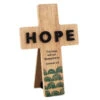 Hallmark Hope Will Not Disappoint Wood Cross Sign -Hallmark Shop Hope Bible Quote Wooden Cross Dcor 1REL2034 01