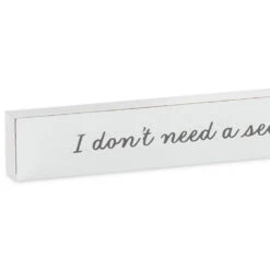 Hallmark I Don't Need A Second Opinion Wood Quote Sign, 23.5x2 8 Hallmark I Don't Need A Second Opinion Wood Quote Sign, 23.5x2 -Hallmark Shop I Dont Need a Second Opinion Wood Quote Sign 1WOD3177 03