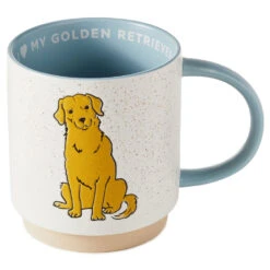 Hallmark I Heart My Golden Retriever Mug, 16 Oz.