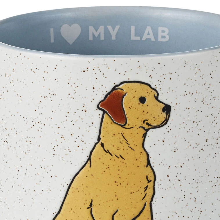 Hallmark I Heart My Lab Mug, 16 Oz. 5 Hallmark I Heart My Lab Mug, 16 Oz. - Image 3
