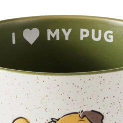 Hallmark I Heart My Pug Mug, 16 Oz. 8 Hallmark I Heart My Pug Mug, 16 Oz. -Hallmark Shop I Heart My Pug Ceramic Mug 1MUG3605 03