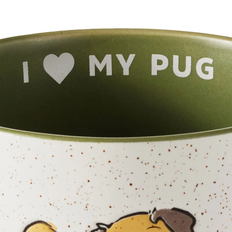 Hallmark I Heart My Pug Mug, 16 Oz. 5 Hallmark I Heart My Pug Mug, 16 Oz. - Image 3