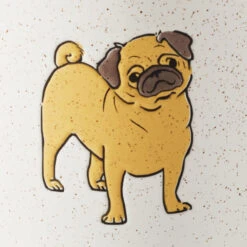 Hallmark I Heart My Pug Mug, 16 Oz. 9 Hallmark I Heart My Pug Mug, 16 Oz. -Hallmark Shop I Heart My Pug Ceramic Mug 1MUG3605 04