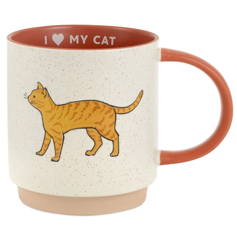 Hallmark I Heart My Tabby Cat Mug, 16 Oz. 3 Hallmark I Heart My Tabby Cat Mug, 16 Oz.