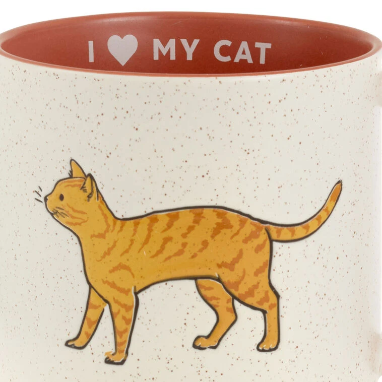 Hallmark I Heart My Tabby Cat Mug, 16 Oz. 5 Hallmark I Heart My Tabby Cat Mug, 16 Oz. - Image 3