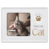 I Love My Cat Ceramic Picture Frame, 4x4 -Hallmark Shop I Love My Cat Ceramic Picture Frame 501744 01