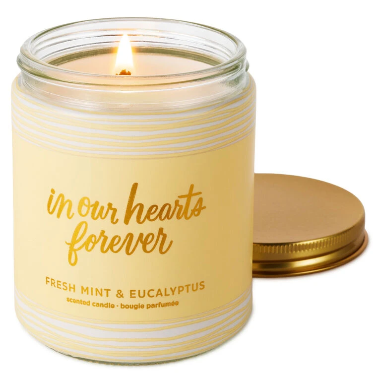 Hallmark In Our Hearts Forever Fresh Mint & Eucalyptus Scented Jar Candle, 7 Oz. 5 Hallmark In Our Hearts Forever Fresh Mint & Eucalyptus Scented Jar Candle, 7 Oz. - Image 3