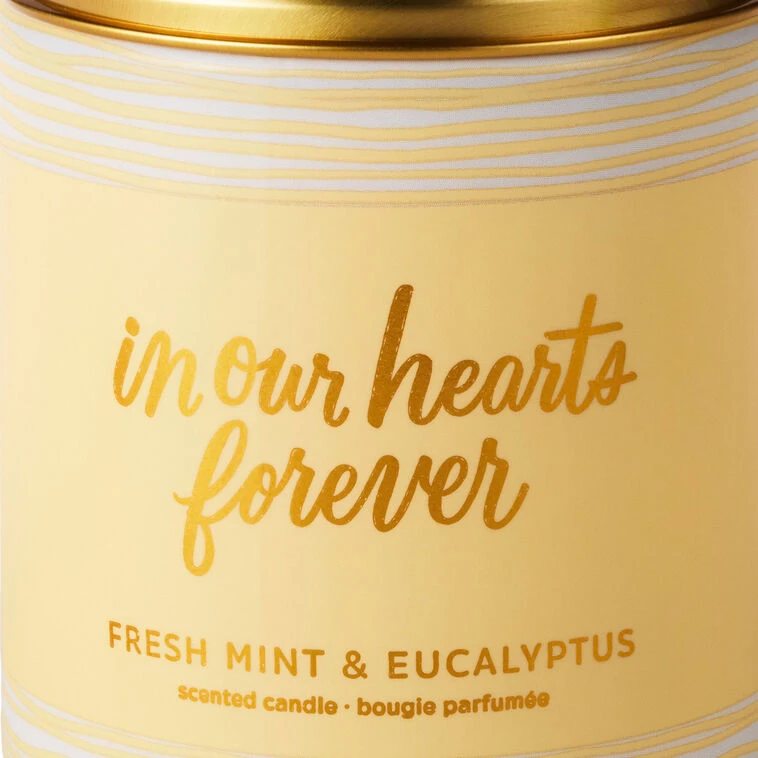 Hallmark In Our Hearts Forever Fresh Mint & Eucalyptus Scented Jar Candle, 7 Oz. 6 Hallmark In Our Hearts Forever Fresh Mint & Eucalyptus Scented Jar Candle, 7 Oz. - Image 4