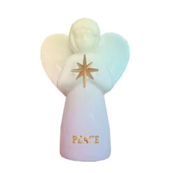 Hallmark Star Angel Of Peace Mini Figurine, 2"