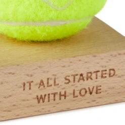 Hallmark It All Started With Love Tennis Ball With Heart -Hallmark Shop It All Started With Love Tennis Ball With Heart 1ERL1219 03