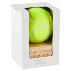 Hallmark It All Started With Love Tennis Ball With Heart -Hallmark Shop It All Started With Love Tennis Ball With Heart 1ERL1219 05