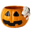 Hallmark Peanuts® Pumpkin Candy Bowl With Snoopy 2 Hallmark Peanuts® Pumpkin Candy Bowl With Snoopy -Hallmark Shop JackoLantern Candy Dish With Sculpted Snoopy 1HGN1564 01
