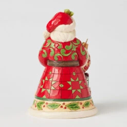 Enesco Jim Shore Heartwood Creek Santa Figurine With 2025 Dated Ornament, 7.5" -Hallmark Shop Jim Shore 2025 Dated Hallmark Exclusive Santa Figurine 6017053 02