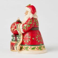 Enesco Jim Shore Heartwood Creek Santa Figurine With 2025 Dated Ornament, 7.5" -Hallmark Shop Jim Shore 2025 Dated Hallmark Exclusive Santa Figurine 6017053 03