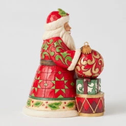 Enesco Jim Shore Heartwood Creek Santa Figurine With 2025 Dated Ornament, 7.5" -Hallmark Shop Jim Shore 2025 Dated Hallmark Exclusive Santa Figurine 6017053 04